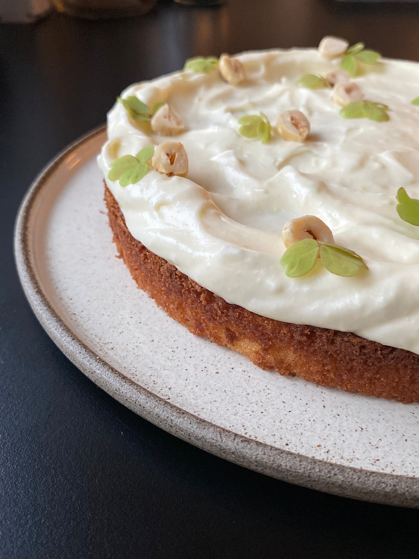 Blondie med appelsincreme