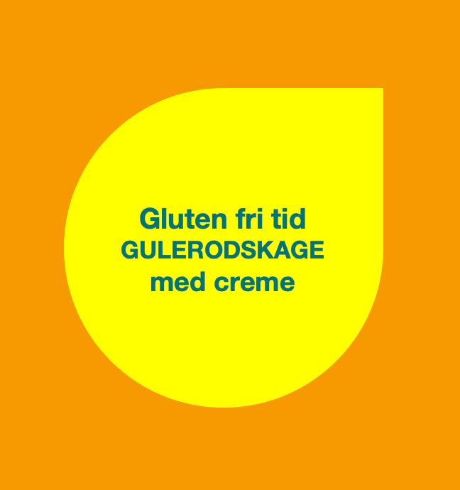 Gulerodskage uden dikkedarer med creme