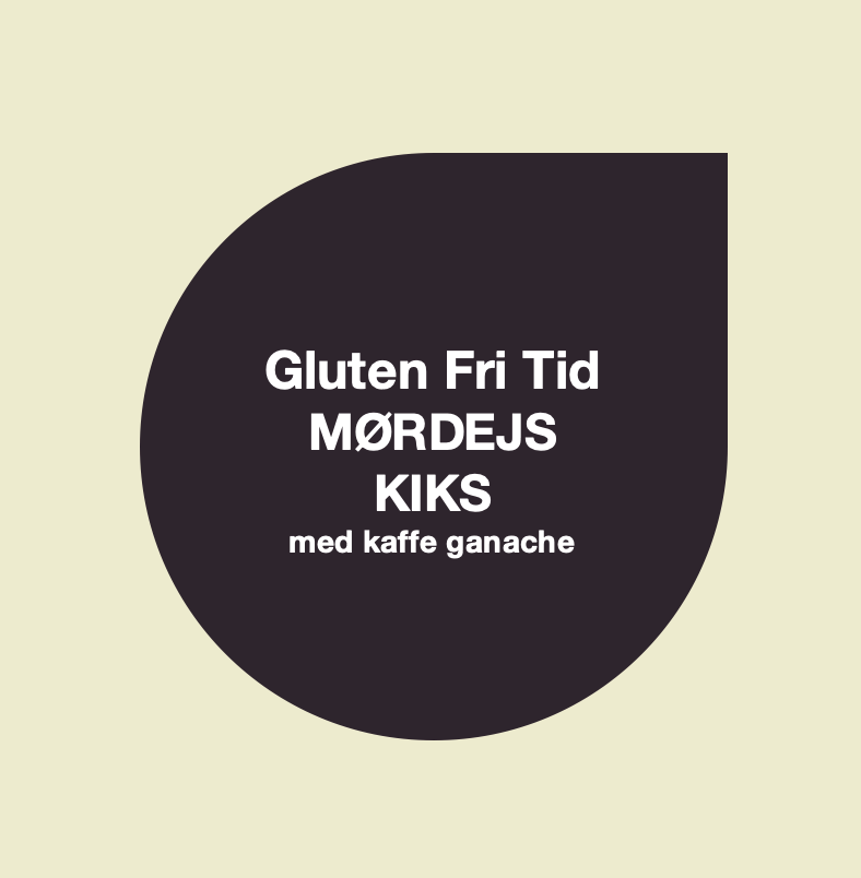 Mørdejs kiks med kaffeganache