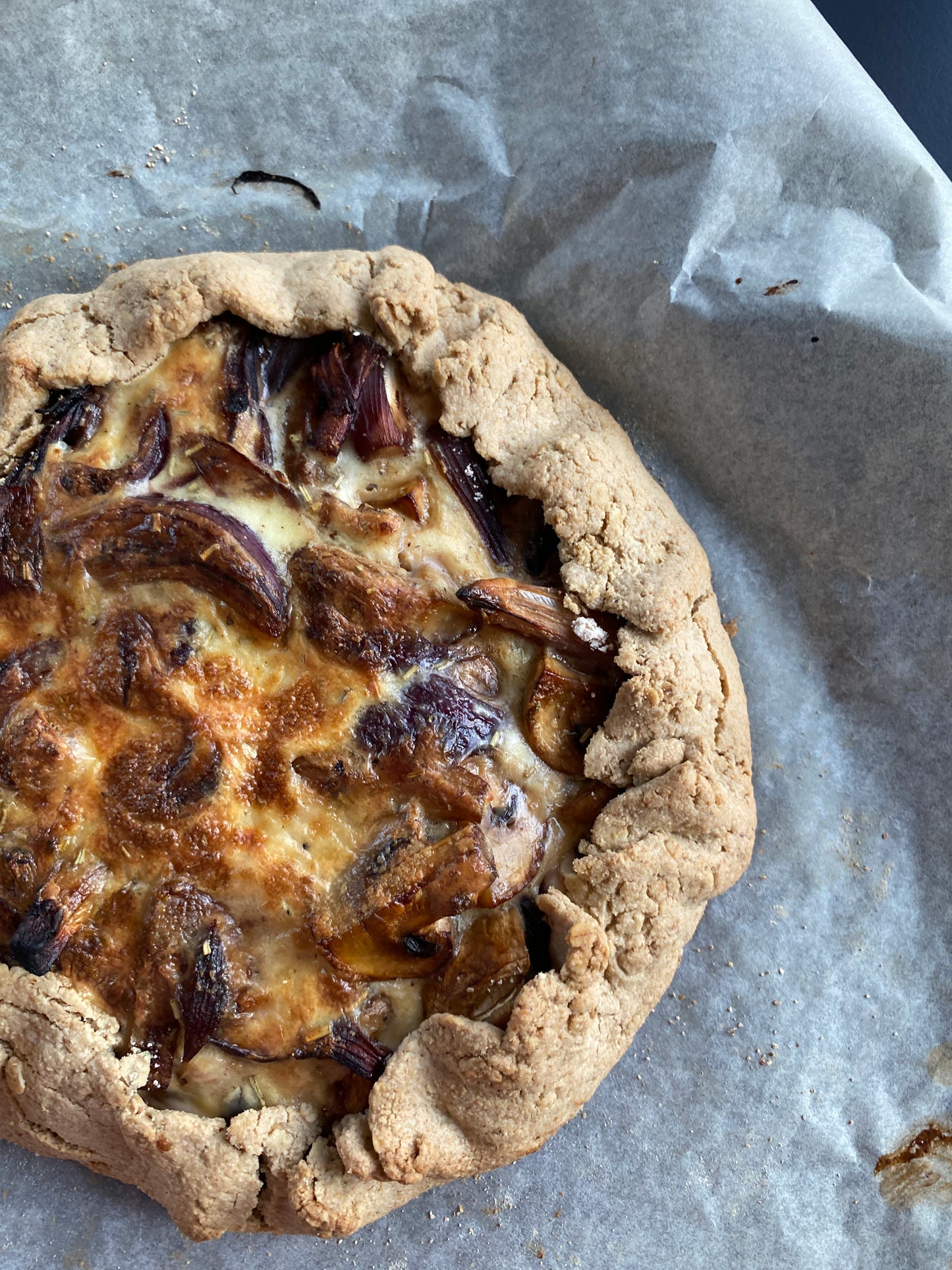 Galette - Madtærte med svampe og løg