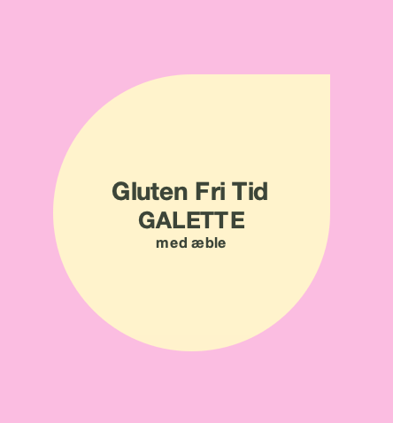Galette med æbler